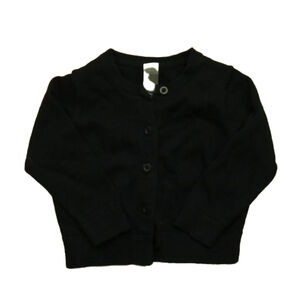 Primary.com Girls Black Cardigan size: 6-12 Months